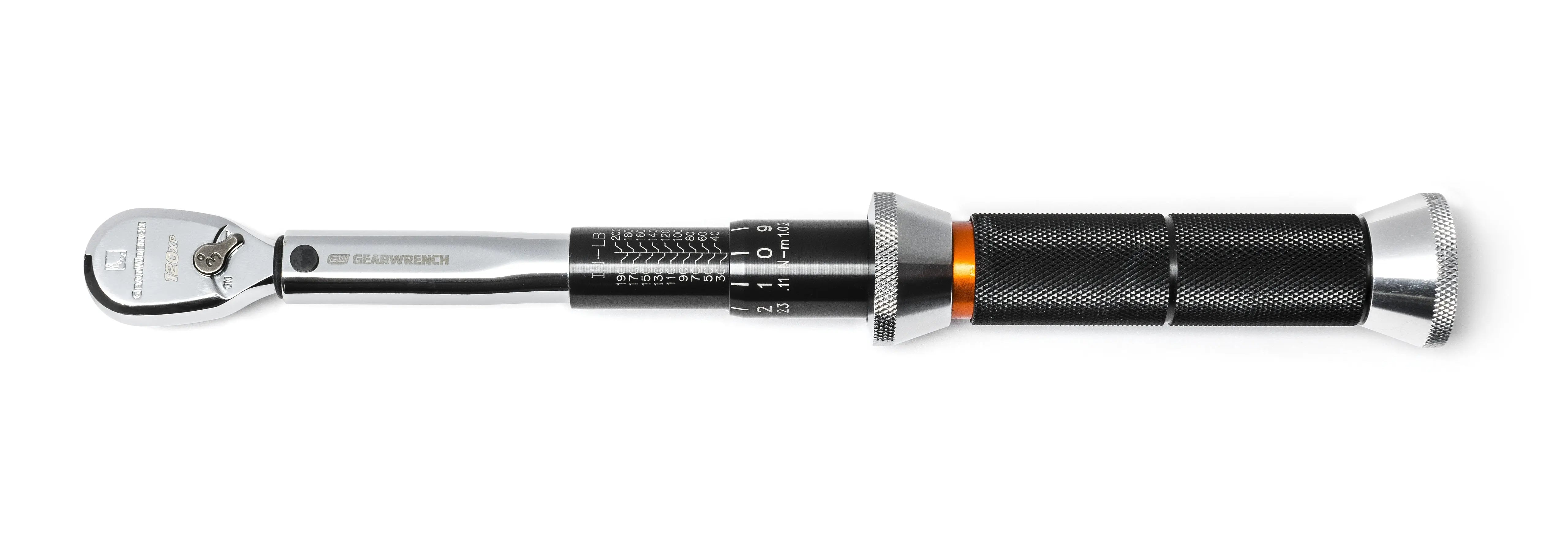 GEARWRENCH WR TRQ MICRO 1/4DR 30-200 IN/LB 120XP 85171 Torque Wrench GEARWRENCH