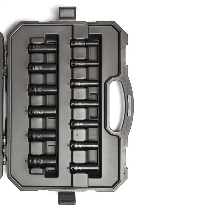 GEARWRENCH Set of 49 3/8 in Drive 6-Point Standard, Deep SAE/Metric Impact Sockets - GW 86533 Socket Set GEARWRENCH