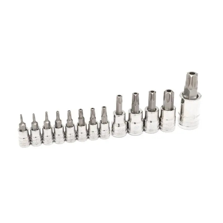 GEARWRENCH Set of 80 1/4 in, 3/8 in, 1/2 in Drive Hexagon/Ball End Hexagon/Tamper Proof Torx/E-Torx/Torx Bit Sockets - GW 86538 Socket Set GEARWRENCH