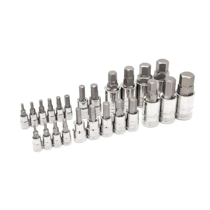 GEARWRENCH Set of 80 1/4 in, 3/8 in, 1/2 in Drive Hexagon/Ball End Hexagon/Tamper Proof Torx/E-Torx/Torx Bit Sockets - GW 86538 Socket Set GEARWRENCH
