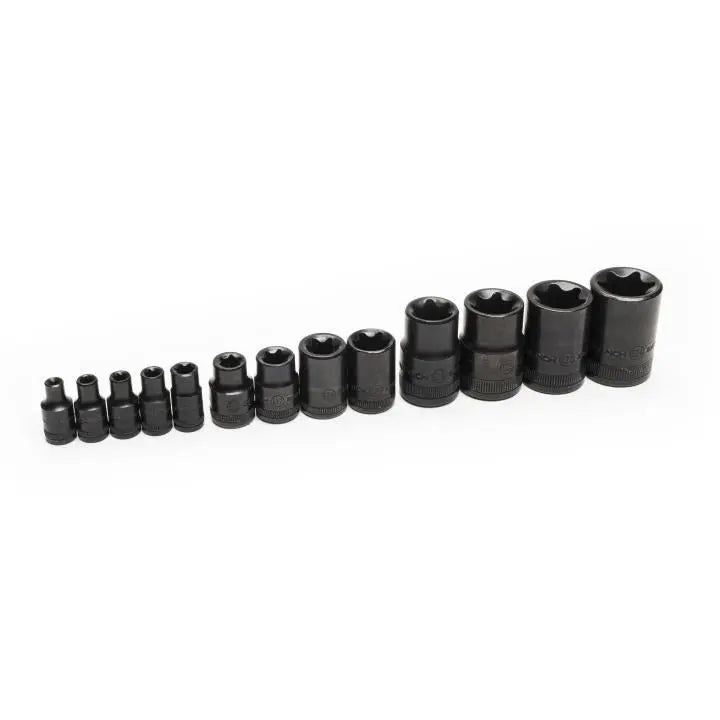 GEARWRENCH Set of 80 1/4 in, 3/8 in, 1/2 in Drive Hexagon/Ball End Hexagon/Tamper Proof Torx/E-Torx/Torx Bit Sockets - GW 86538 Socket Set GEARWRENCH