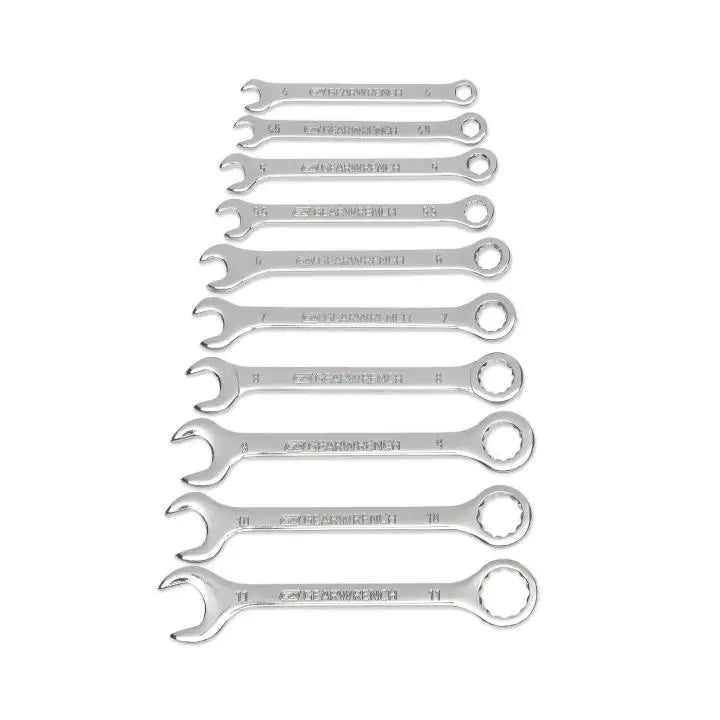 GEARWRENCH 10 Pc. Metric Midget Combination Wrench Set 86561 GEARWRENCH