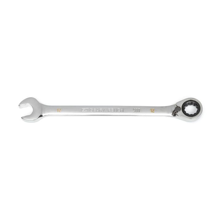 GEARWRENCH 90-Tooth 12-Point Reversible Ratcheting Wrench, 12mm - GW 86612 Ratcheting Wrench