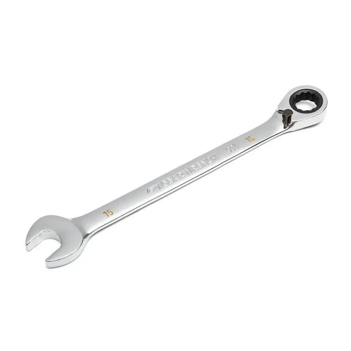 GEARWRENCH 90-Tooth 12-Point Reversible Ratcheting Wrench, 15mm - GW 86615 Ratcheting Wrench GEARWRENCH