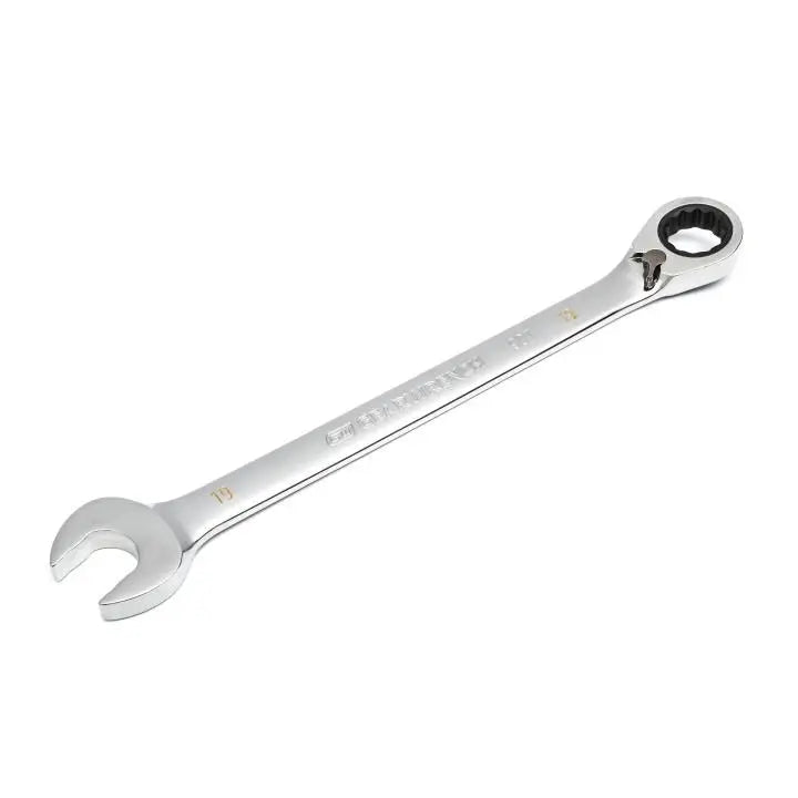 GEARWRENCH 90-Tooth 12-Point Reversible Ratcheting Wrench, 19mm - GW 86619 Ratcheting Wrench GEARWRENCH
