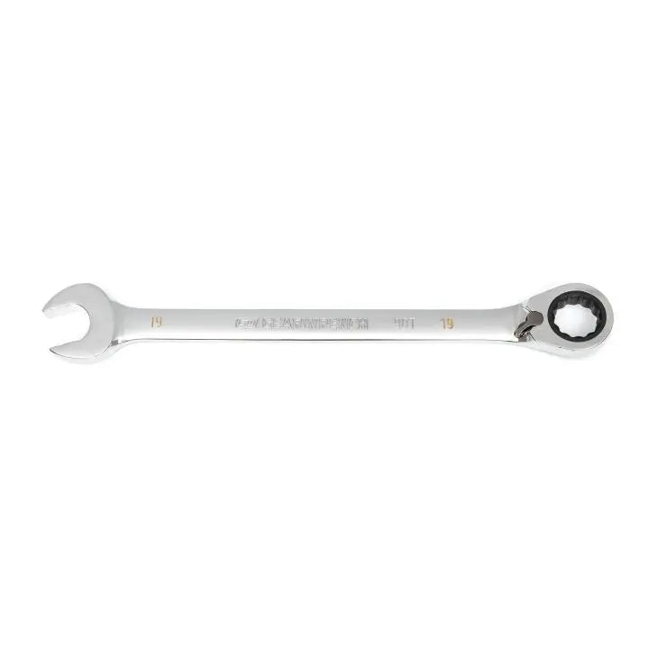 GEARWRENCH 90-Tooth 12-Point Reversible Ratcheting Wrench, 19mm - GW 86619 Ratcheting Wrench GEARWRENCH