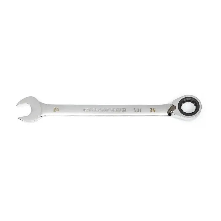 GEARWRENCH 90-Tooth 12-Point Reversible Ratcheting Wrench, 24mm - GW 86624 Ratcheting Wrench GEARWRENCH