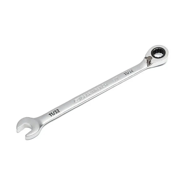 GEARWRENCH 90-Tooth 12-Point Reversible Ratcheting Wrench, 11/32 in - GW 86642 Ratcheting Wrench GEARWRENCH