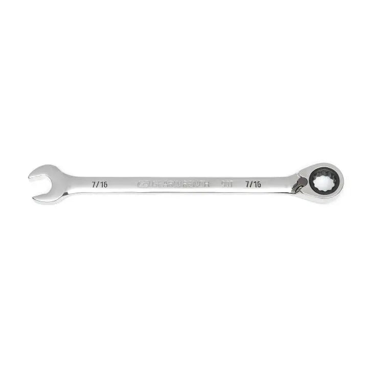GEARWRENCH 90-Tooth 12-Point Reversible Ratcheting Wrench, 7/16 in - GW 86644 Ratcheting Wrench GEARWRENCH