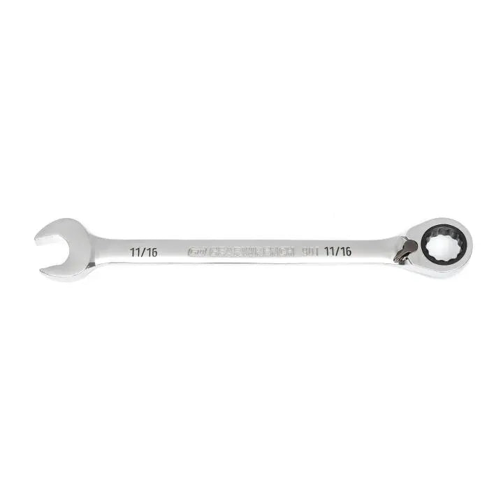 GEARWRENCH 90-Tooth 12-Point Reversible Ratcheting Wrench, 11/16 in - GW 86648 Ratcheting Wrench GEARWRENCH