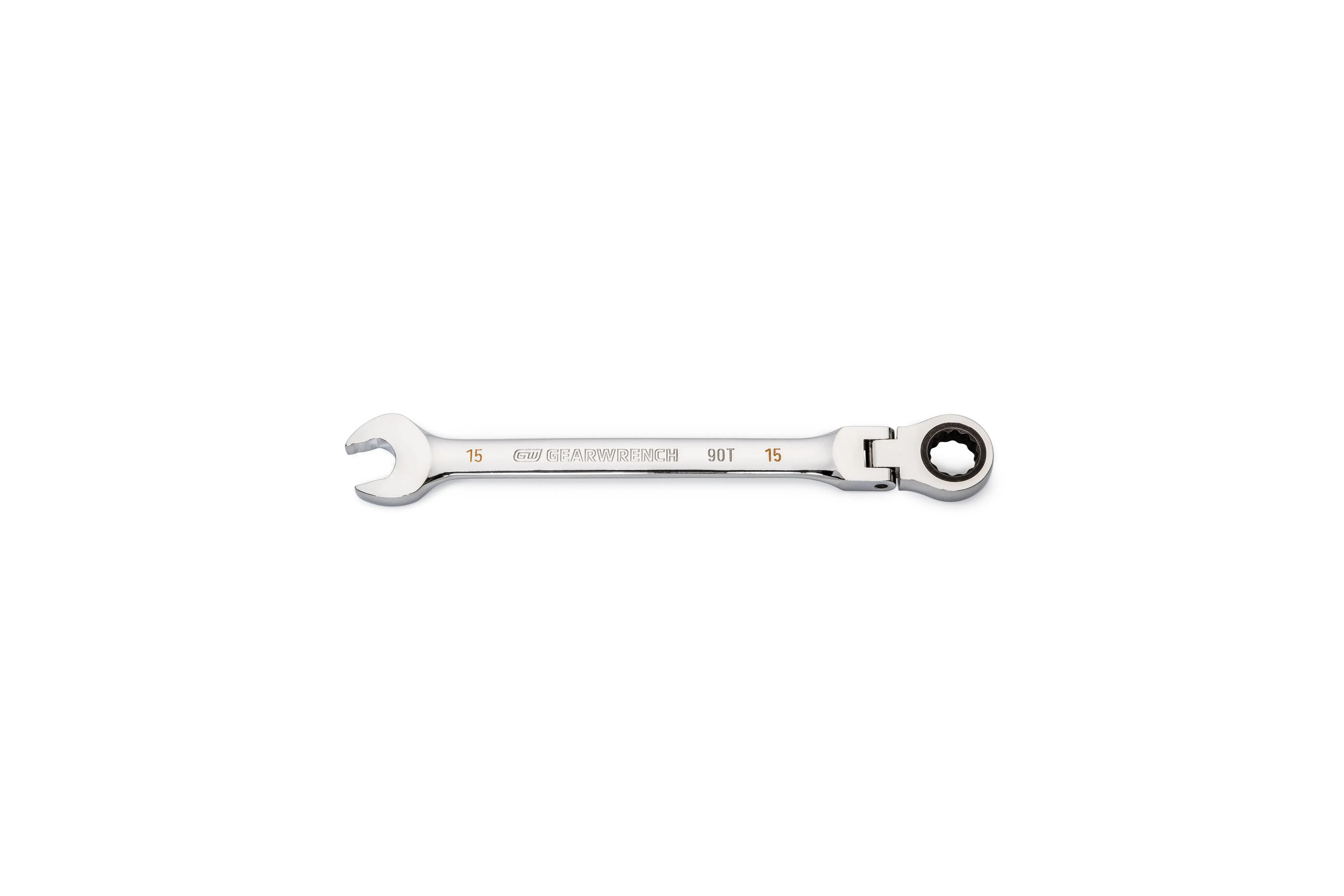 GEARWRENCH WR FLEX COMB RAT 90T 15MM 86715 GEARWRENCH