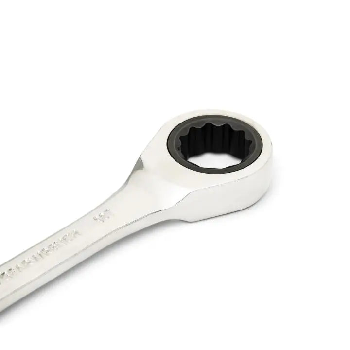 GEARWRENCH 90-Tooth 12-Point Stubby Combination Ratcheting Wrench, 15mm - GW 86845 Combination Wrench GEARWRENCH