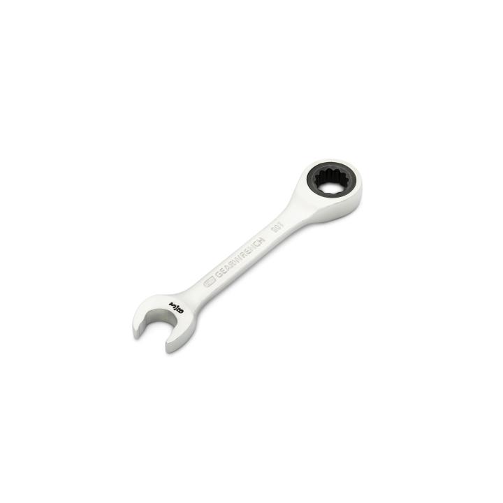GEARWRENCH 90-Tooth 12-Point Stubby Combination Ratcheting Wrench, 3/8 in - GW 86851 Combination Wrench