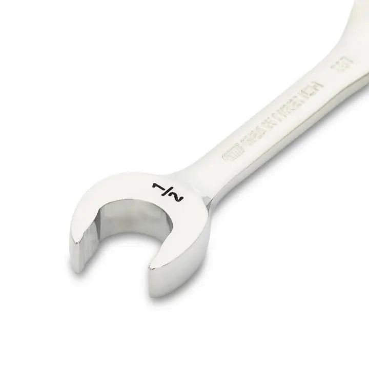 GEARWRENCH 90-Tooth 12-Point Stubby Combination Ratcheting Wrench, 1/2 in - GW 86853 Combination Wrench GEARWRENCH