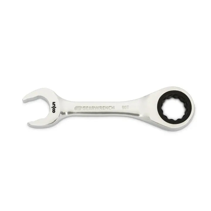 GEARWRENCH 90-Tooth 12-Point Stubby Combination Ratcheting Wrench, 5/8 in - GW 86855 Combination Wrench GEARWRENCH