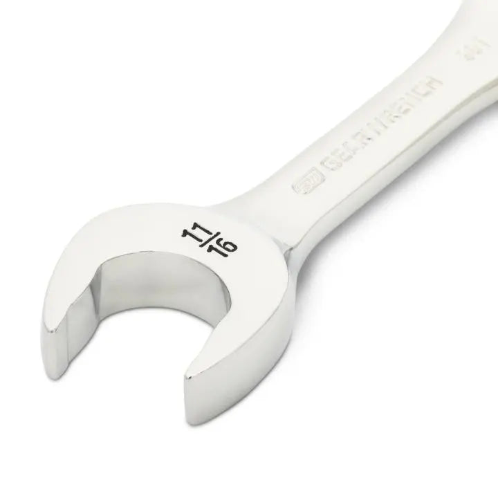 GEARWRENCH 90-Tooth 12-Point Stubby Combination Ratcheting Wrench, 11/16 in - GW 86856 Combination Wrench GEARWRENCH