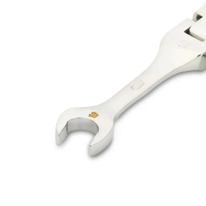 GEARWRENCH 90-Tooth 12-Point Stubby Flex Combination Ratcheting Wrench, 10mm - GW 86860 Combination Wrench GEARWRENCH