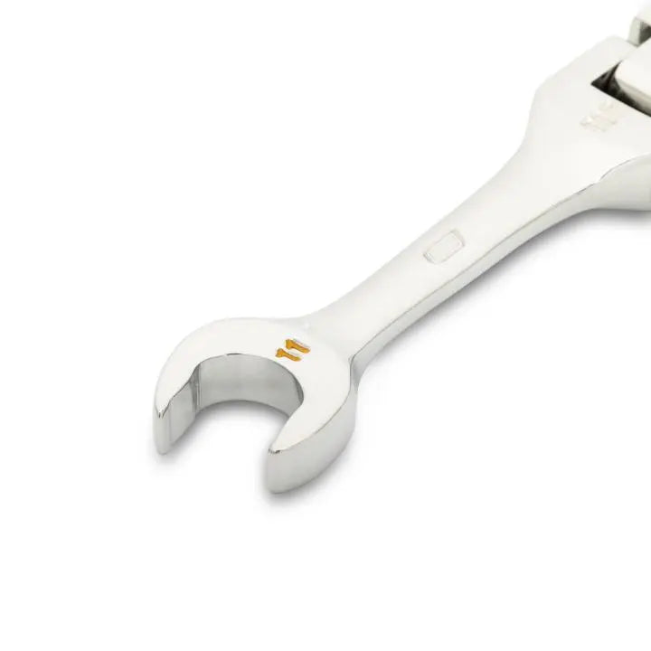 GEARWRENCH 90-Tooth 12-Point Stubby Flex Combination Ratcheting Wrench, 11mm - GW 86861 Combination Wrench GEARWRENCH
