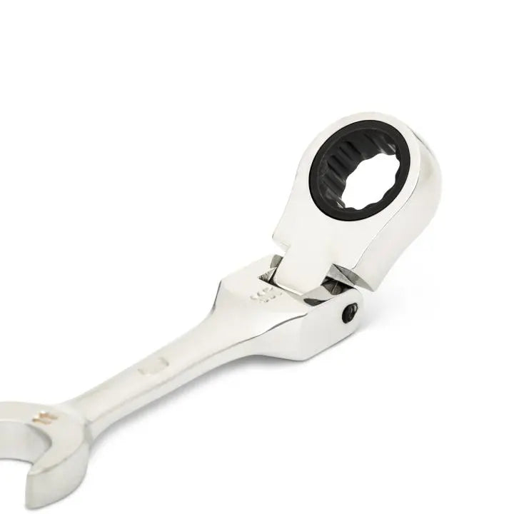 GEARWRENCH 90-Tooth 12-Point Stubby Flex Combination Ratcheting Wrench, 11mm - GW 86861 Combination Wrench GEARWRENCH