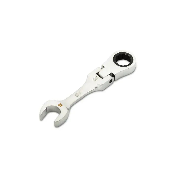 GEARWRENCH 90-Tooth 12-Point Stubby Flex Combination Ratcheting Wrench, 13mm - GW 86863 Combination Wrench GEARWRENCH