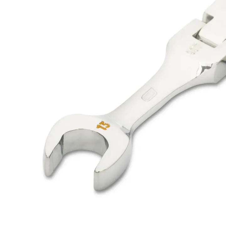 GEARWRENCH 90-Tooth 12-Point Stubby Flex Combination Ratcheting Wrench, 13mm - GW 86863 Combination Wrench GEARWRENCH