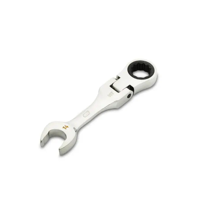 GEARWRENCH 90-Tooth 12-Point Stubby Flex Combination Ratcheting Wrench, 14mm - GW 86864 Combination Wrench GEARWRENCH