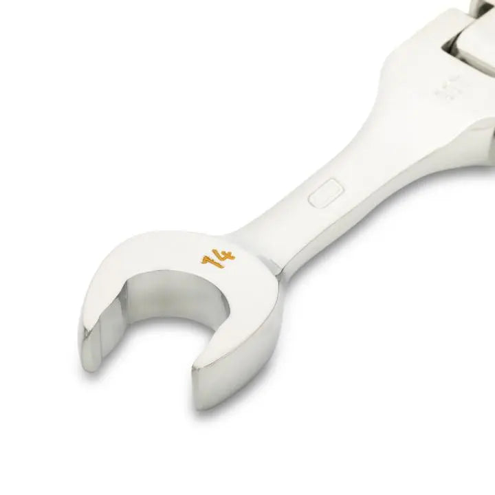 GEARWRENCH 90-Tooth 12-Point Stubby Flex Combination Ratcheting Wrench, 14mm - GW 86864 Combination Wrench GEARWRENCH