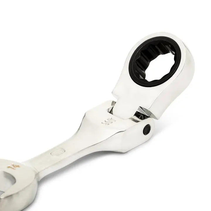 GEARWRENCH 90-Tooth 12-Point Stubby Flex Combination Ratcheting Wrench, 14mm - GW 86864 Combination Wrench GEARWRENCH