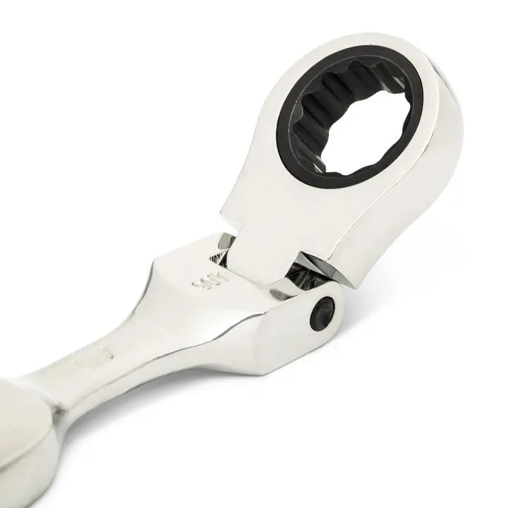 GEARWRENCH 90-Tooth 12-Point Stubby Flex Combination Ratcheting Wrench, 17mm - GW 86867 Combination Wrench GEARWRENCH