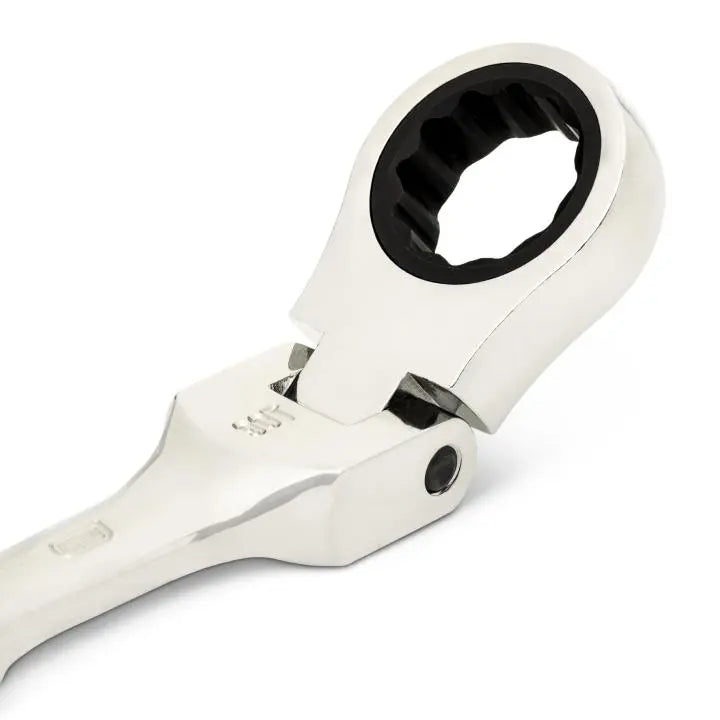 GEARWRENCH 90-Tooth 12-Point Stubby Flex Combination Ratcheting Wrench, 19mm - GW 86869 Combination Wrench GEARWRENCH