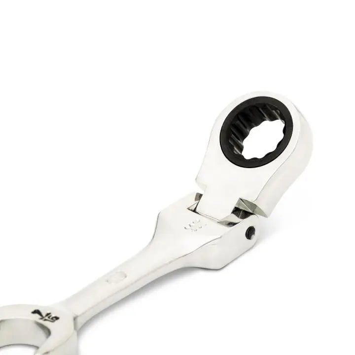 GEARWRENCH 90-Tooth 12-Point Stubby Flex Combination Ratcheting Wrench, 7/16 in - GW 86872 Combination Wrench GEARWRENCH