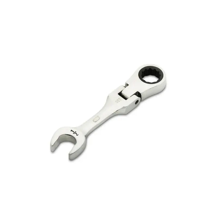 GEARWRENCH 90-Tooth 12-Point Stubby Flex Combination Ratcheting Wrench, 1/2 in - GW 86873 Combination Wrench GEARWRENCH