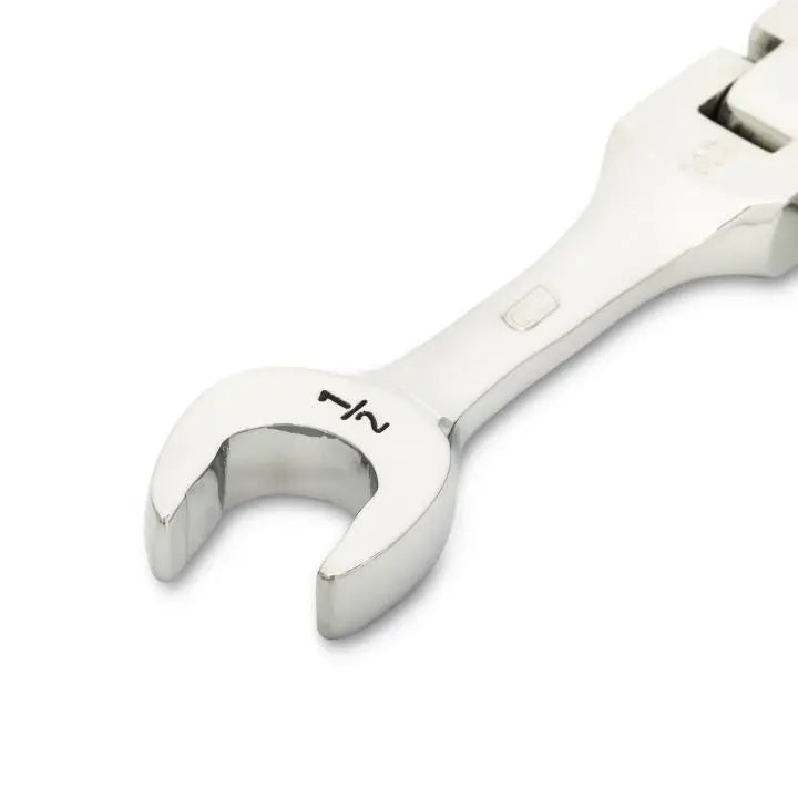 GEARWRENCH 90-Tooth 12-Point Stubby Flex Combination Ratcheting Wrench, 1/2 in - GW 86873 Combination Wrench GEARWRENCH