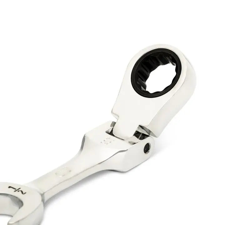 GEARWRENCH 90-Tooth 12-Point Stubby Flex Combination Ratcheting Wrench, 1/2 in - GW 86873 Combination Wrench GEARWRENCH