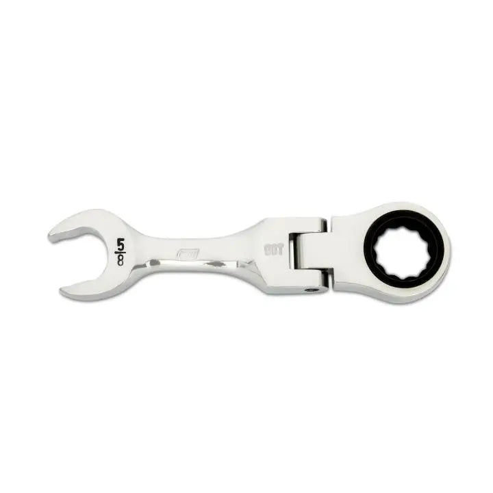 GEARWRENCH 90-Tooth 12-Point Stubby Flex Combination Ratcheting Wrench, 5/8 in - GW 86875 Combination Wrench GEARWRENCH