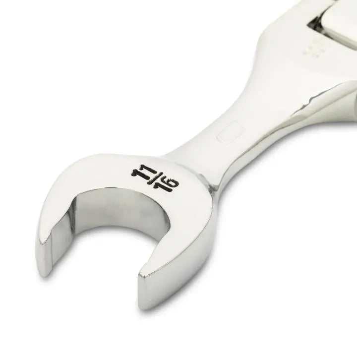 GEARWRENCH 90-Tooth 12-Point Stubby Flex Combination Ratcheting Wrench, 11/16 in - GW 86876 Combination Wrench GEARWRENCH