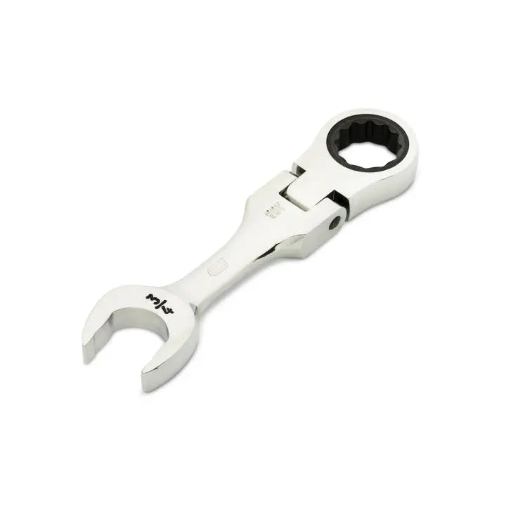 GEARWRENCH 90-Tooth 12-Point Stubby Flex Combination Ratcheting Wrench, 3/4 in - GW 86877 Combination Wrench GEARWRENCH
