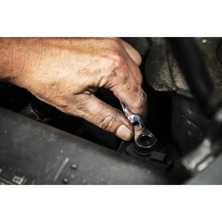 GEARWRENCH 90-Tooth 12-Point Stubby Flex Combination Ratcheting Wrench, 9/16 in - GW 86874 Combination Wrench GEARWRENCH