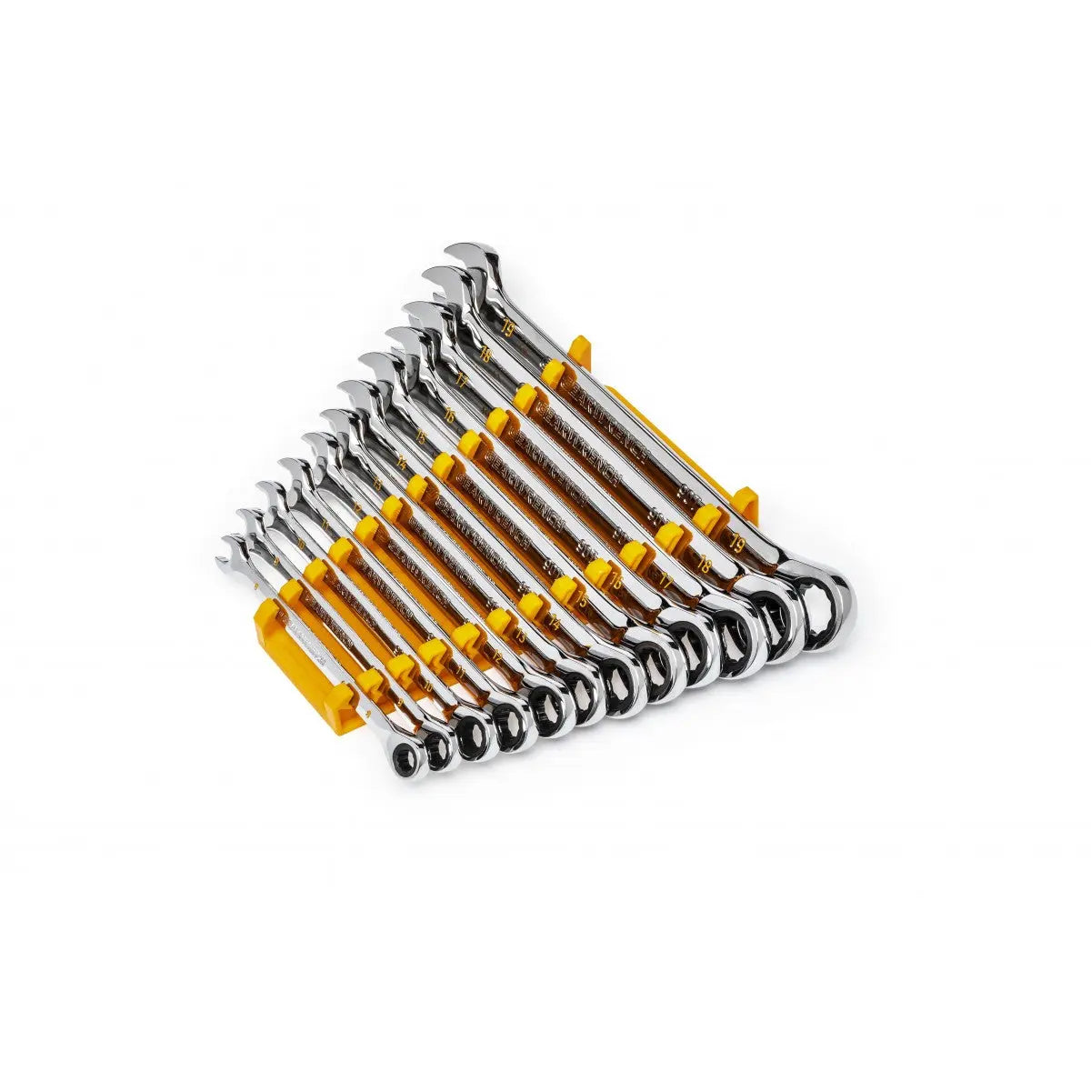 GEARWRENCH 12 Pc. 90-Tooth 12 Point Metric Combination Ratcheting Wrench Set 86927 Wrench Set GEARWRENCH
