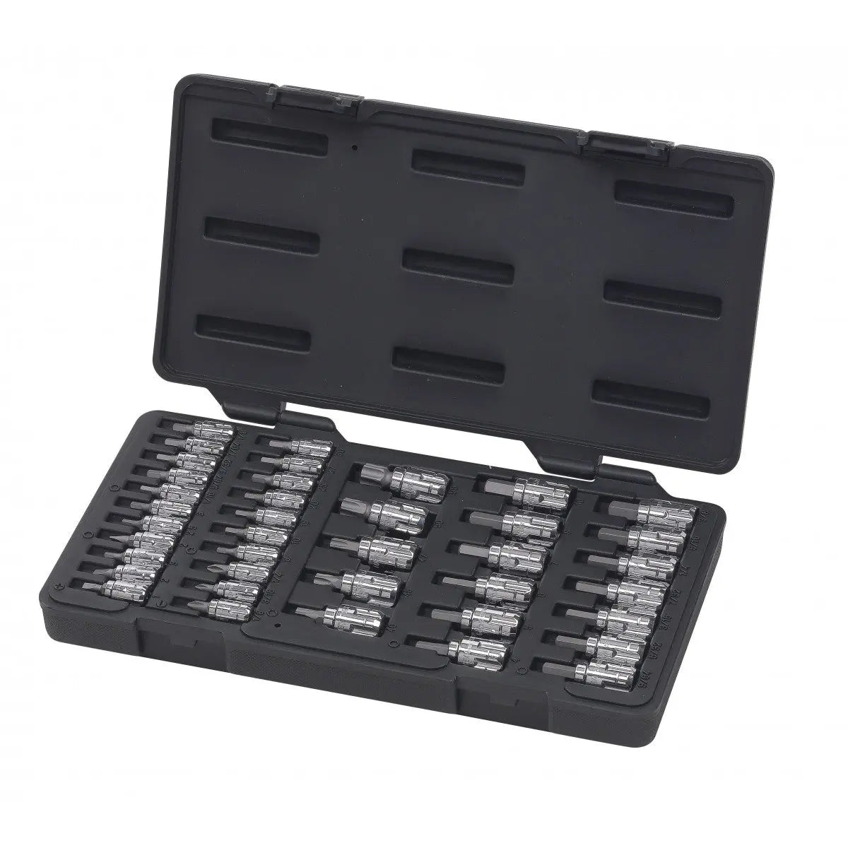 GEARWRENCH 39 Pc. 1/4" & 3/8" Drive Pass-Thru Standard Hex/Slotted/Phillips/Torx Bit SAE/Metric Socket Set 890040 Socket Set GEARWRENCH