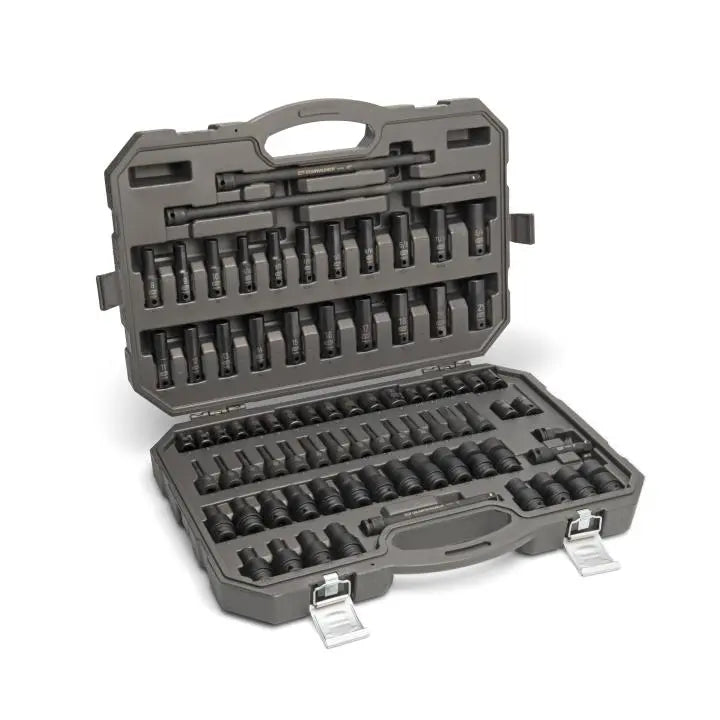 GEARWRENCH Set of 65 1/2 in Drive Standard/Deep SAE/Metric Master Impact Sockets - GW 89095 Socket Set GEARWRENCH