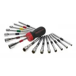 GEARWRENCH 16 Pc. SAE/Metric Ratcheting Nutdriver Set 8916D GEARWRENCH