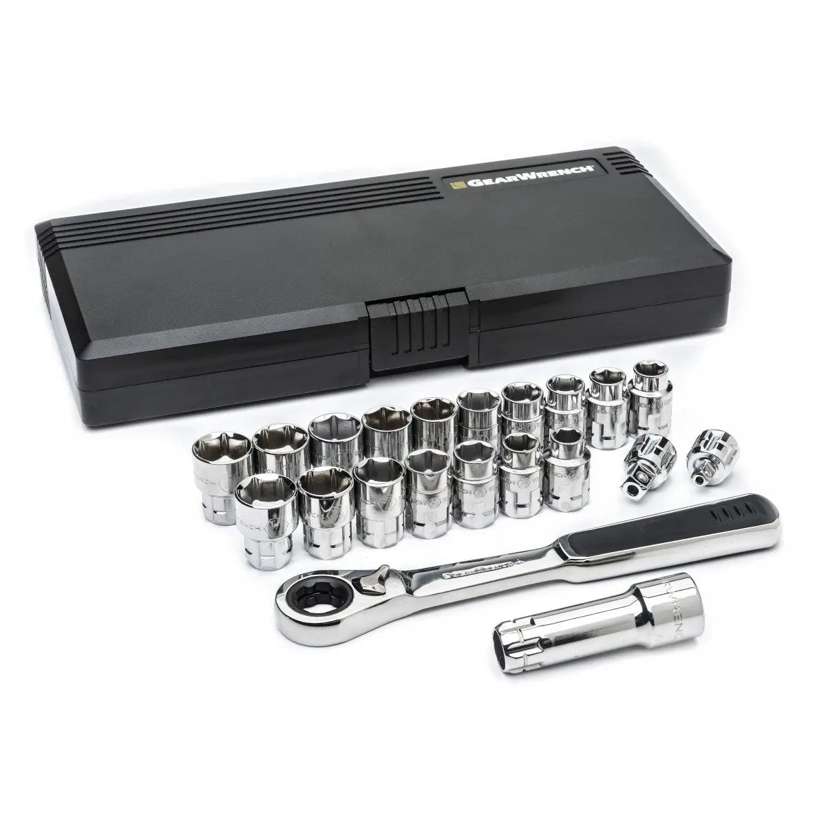 GEARWRENCH 21 Pc. 3/8" Drive Pass-Thru 6 Point SAE/Metric Tool Set 8921 GEARWRENCH
