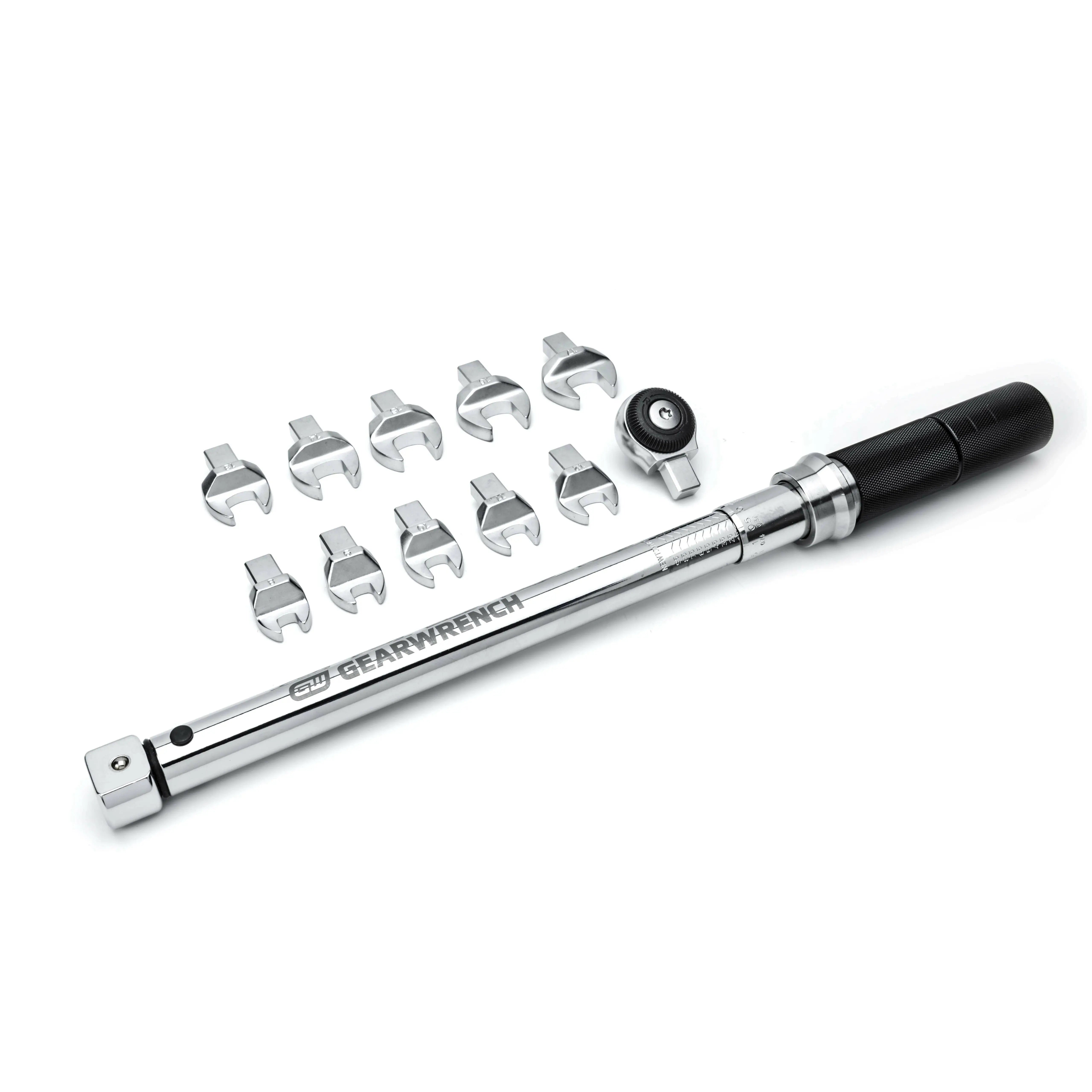 GEARWRENCH 12 Pc. 3/8" Drive Metric Open End Interchangeable Torque Wrench Set 89453 GEARWRENCH