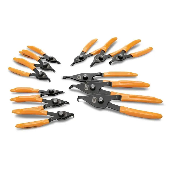Gearwrench 12 Piece Convertible Push Button Snap Ring Pliers Set - GW 89710