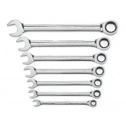 GEARWRENCH 7 Pc. 72-Tooth 12 Point Ratcheting Combination SAE Wrench Set 9317 GEARWRENCH