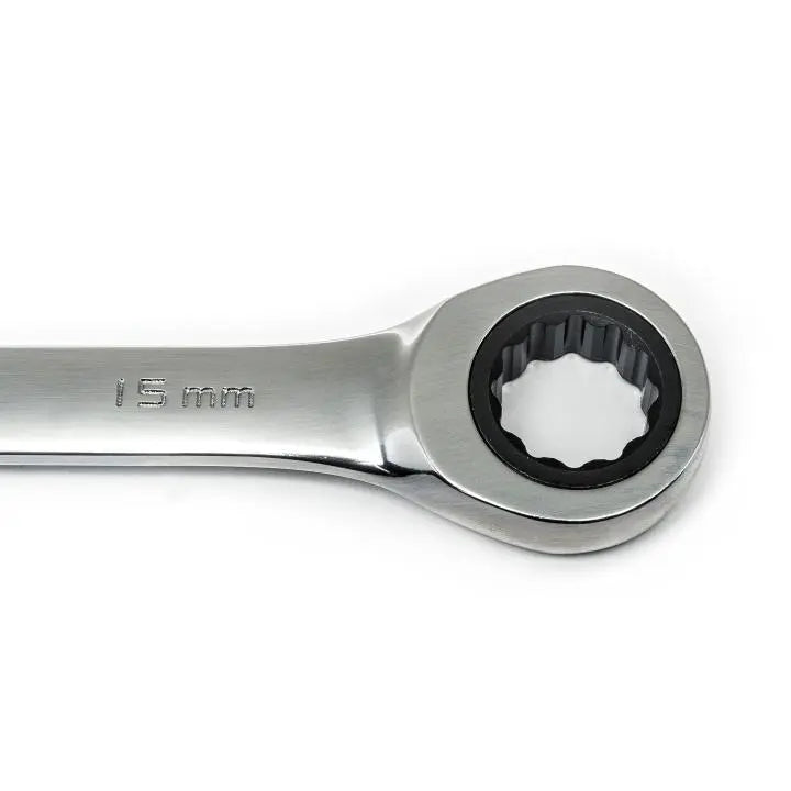 GEARWRENCH Set of 18 72-Tooth 12-Point Metric Ratcheting Combination Wrenches - GW 85890-02 Wrench Set GEARWRENCH