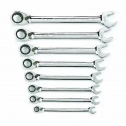 GEARWRENCH 8 Pc. 72-Tooth 12 Point Reversible Ratcheting Combination SAE Wrench Set 9533N Wrench Set GEARWRENCH