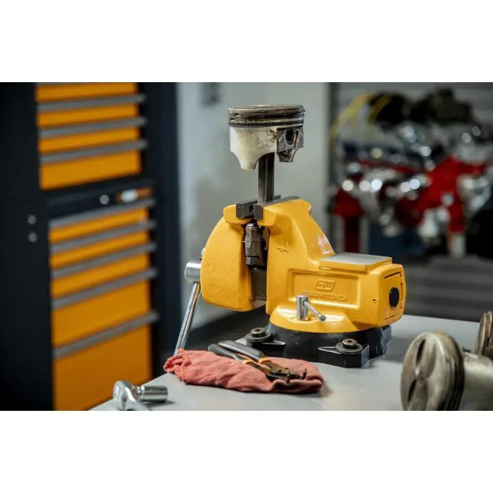 GEARWRENCH Mechanic's Bench Vise with Anvil, 4 in - GW GWBVA4 Bench Vise GEARWRENCH