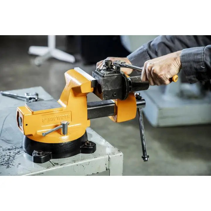 GEARWRENCH Mechanic's Bench Vise with Anvil, 6 in - GW GWBVA6 Bench Vise GEARWRENCH
